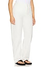 view 4 of 11 Twill Good Barrel Pant in Cloud White001