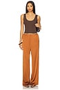 view 5 of 6 Satin Pull-on Pants in Copper004