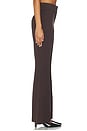 view 5 of 11 Essential Suiting Flare Trousers in Dark Chocolate