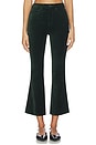 view 1 of 6 Velvet Good High Rise Kick Flare Pants in Pine Green003