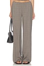 view 1 of 6 PANTALÓN CON TRABILLAS in Mini Plaid