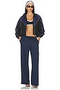 view 6 of 7 The Track Pant in New Navy002
