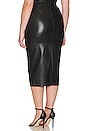 view 6 of 8 Better Than Leather Midi Skirt in Black001