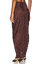 view 5 of 8 Always Fits Plisse Maxi Skirt in Dark Cocoa001