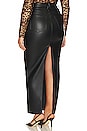 view 6 of 10 Better Than Leather Uniform Maxi Skirt in Black001
