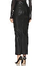 view 7 of 10 Better Than Leather Uniform Maxi Skirt in Black001