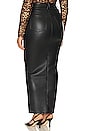 view 8 of 10 Better Than Leather Uniform Maxi Skirt in Black001