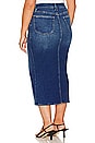 view 6 of 9 Slit Front Midi Skirt in Blue691