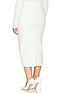 view 6 of 9 Slit Front Midi Skirt in Cloud White001