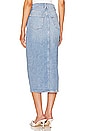 view 5 of 9 Slit Front Midi Skirt in Blue598