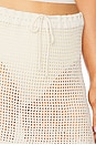 view 6 of 6 Crochet Mini Skirt in Ecru003