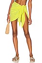 view 1 of 4 Leg Daze Sarong in Electric Yellow