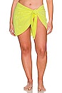 view 2 of 4 Leg Daze Sarong in Electric Yellow