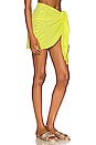 view 3 of 4 Leg Daze Sarong in Electric Yellow