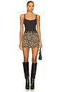 view 5 of 6 Good 90s Mini Skirt in Lucky Leopard001