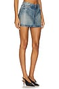 view 3 of 11 Coated Good 90s Mini Skirt in Indigo927