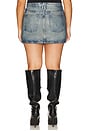 view 8 of 11 Coated Good 90s Mini Skirt in Indigo927