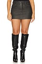 view 2 of 11 Faux Leather Good 90s Mini Skirt in Black001