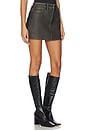 view 3 of 11 Faux Leather Good 90s Mini Skirt in Black001