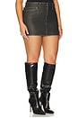 view 4 of 11 Faux Leather Good 90s Mini Skirt in Black001