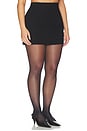 view 4 of 11 Soft Stretch Ponte Mini Skirt in Black001