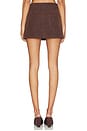 view 7 of 11 Better Than Suede Good 90's Mini Skirt in Cacao