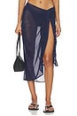 view 1 of 6 Mesh Midi Sarong in Horizon Ink
