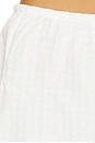 view 6 of 6 The Eyelet Skirt in White