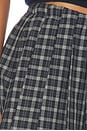 view 7 of 6 JUPE COURTE in Charcoal Plaid