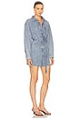 view 3 of 3 Denim Romper in Indigo793