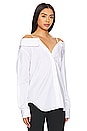 view 3 of 8 Off Shoulder Shirt in White001