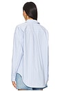 view 5 of 9 Oversized Stripe Shirt in Glass Stripe002