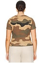 view 6 of 8 Slim Fitted Tee in Fatigue Green Amo01