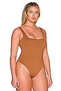 view 6 of 10 Modern Tank Scuba Bodysuit in Rust001