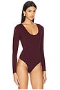 view 5 of 10 Scuba Scoop Bodysuit in Oxblood002