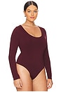 view 6 of 10 Scuba Scoop Bodysuit in Oxblood002