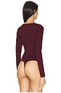 view 7 of 10 Scuba Scoop Bodysuit in Oxblood002