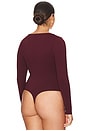 view 8 of 10 Scuba Scoop Bodysuit in Oxblood002