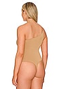 view 8 of 11 One Shoulder Corded Bodysuit in Pecan01