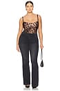 view 10 of 10 Sweetheart Scuba Tank Bodysuit in Fierce Leopard001