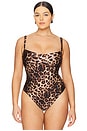 view 4 of 10 Sweetheart Scuba Tank Bodysuit in Fierce Leopard001