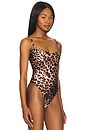 view 5 of 10 Sweetheart Scuba Tank Bodysuit in Fierce Leopard001