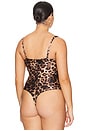 view 8 of 10 Sweetheart Scuba Tank Bodysuit in Fierce Leopard001