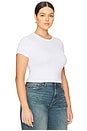 view 4 of 9 Cotton Pointelle Baby Tee in White001