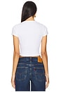 view 5 of 9 Cotton Pointelle Baby Tee in White001