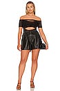 view 10 of 11 Off Shoulder Cut Out Bodysuit in Black001