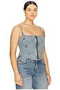 view 4 of 8 Denim Bustier in Indigo762