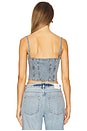 view 5 of 8 Denim Bustier in Indigo762