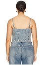 view 6 of 8 Denim Bustier in Indigo762