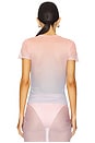 view 3 of 4 Mesh Baby Tee in Sunset Gradient004